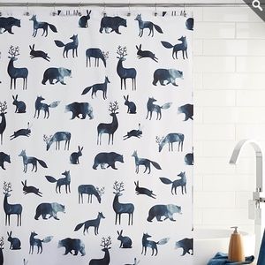 NWT Shower Curtain - Woodland Animal Print